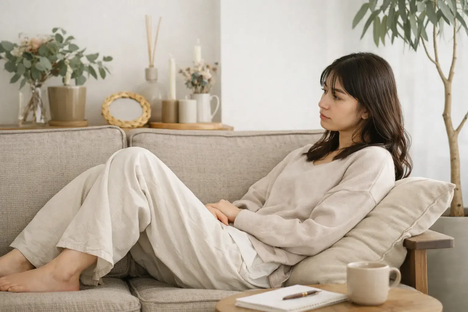 Personne épuisé(e) après avoir ralenti, illustration du stress chronique et de l’hyper vigilance qui empêchent de récupérer