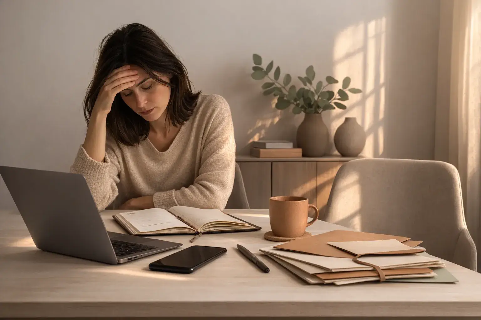 Suradaptation : femme épuisée au bord du burn-out, difficulté à poser des limites